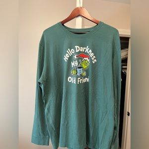 Life is good grinch long sleeve shirt